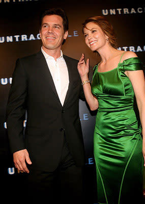 Josh Brolin and Diane Lane at the Los Angeles Premiere of Screen Gems' Untraceable