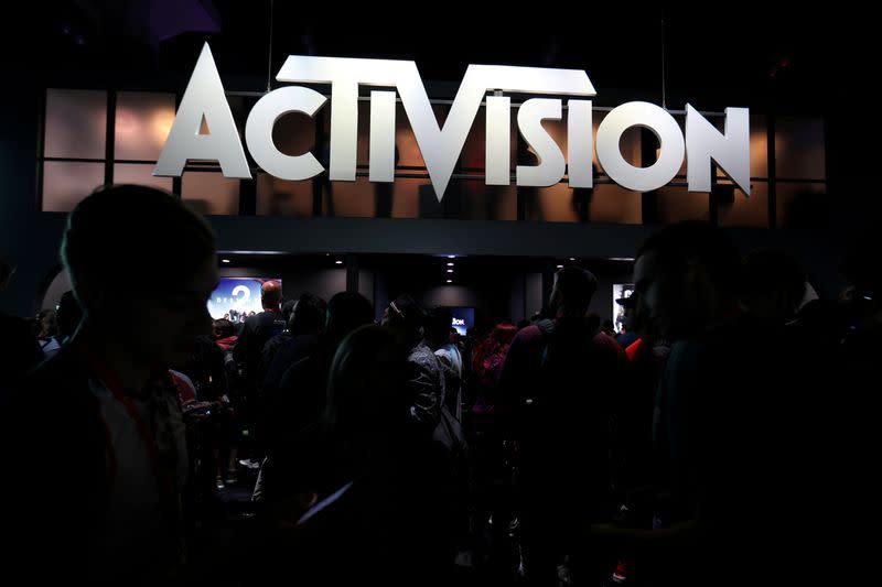 FILE PHOTO: The Activision booth is shown at the E3 2017 Electronic Entertainment Expo in Los Angeles