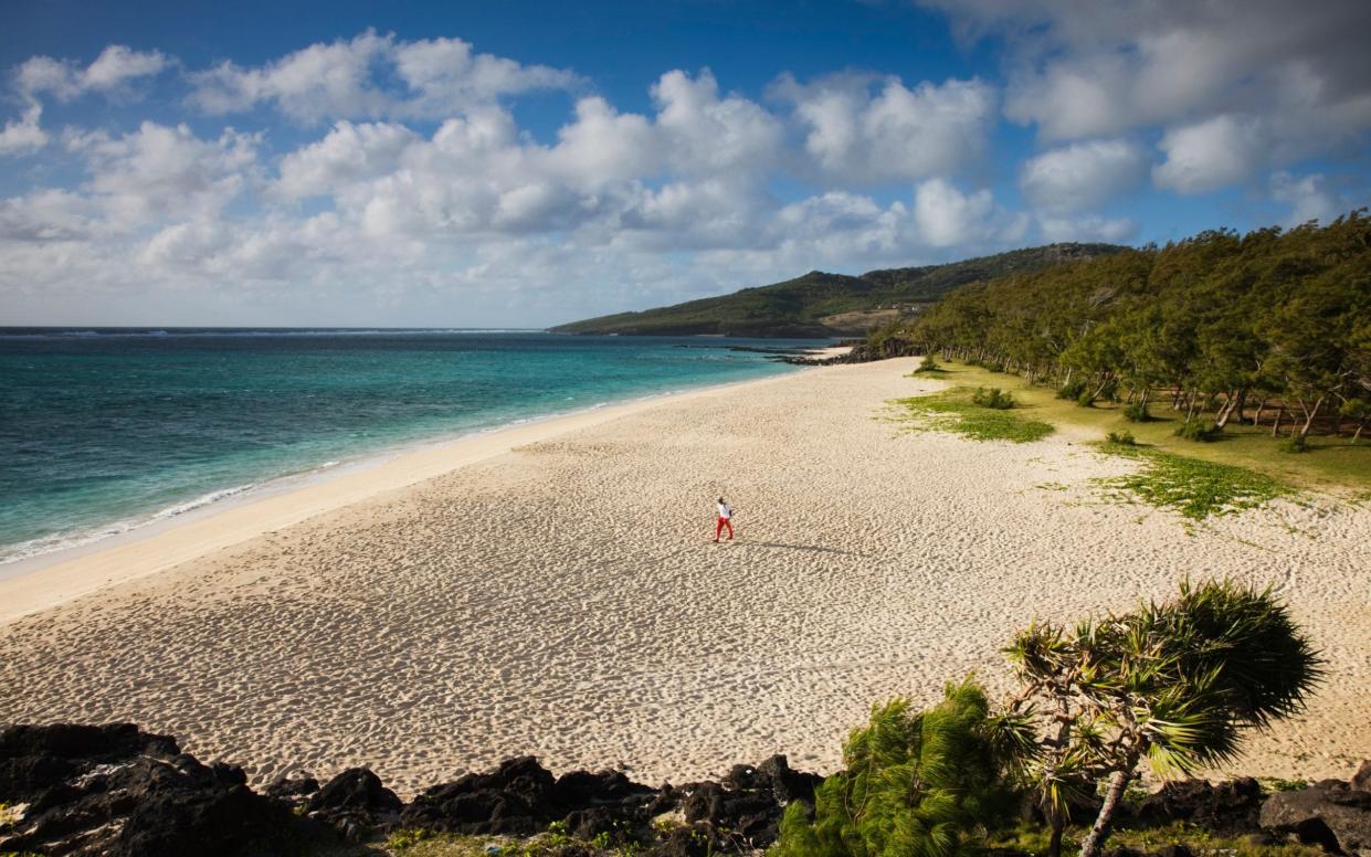 White-sand beaches of Rodrigues