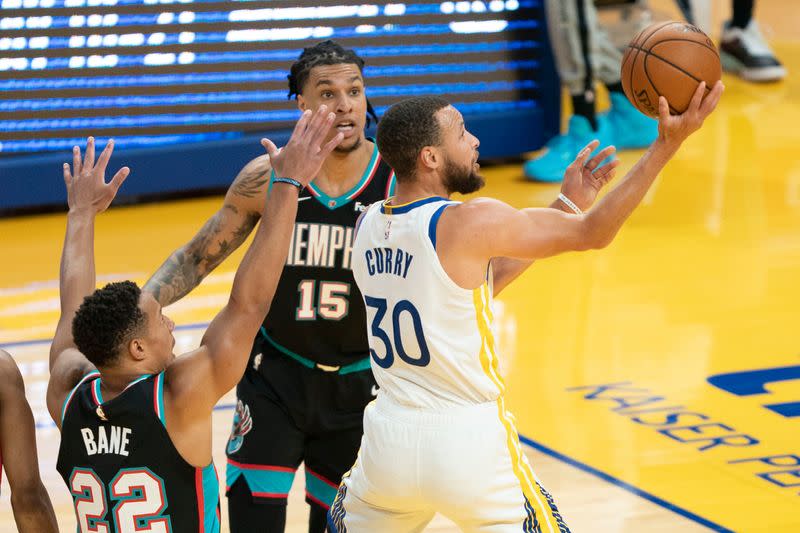 NBA: Memphis Grizzlies at Golden State Warriors