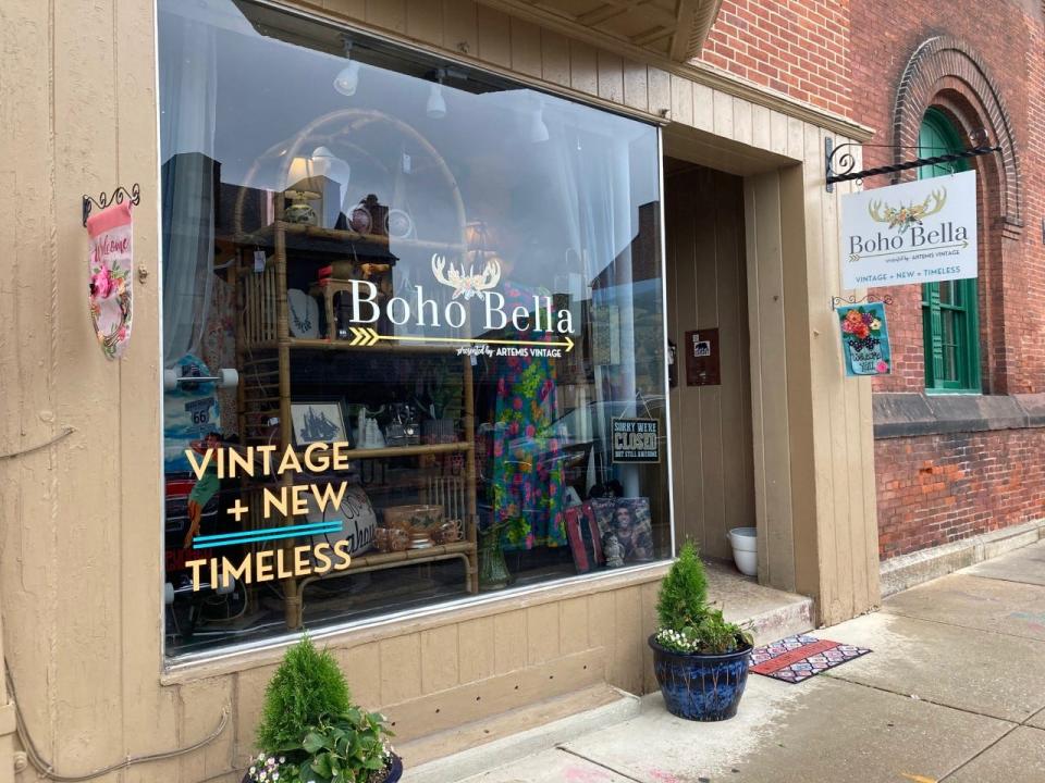 Jenns Marshall, co-owner of Boho Bella Collection, a vintage boutique selling home goods, fashion and art, said this was the first year her business offered discounts on Small Business Saturday to generate sales.