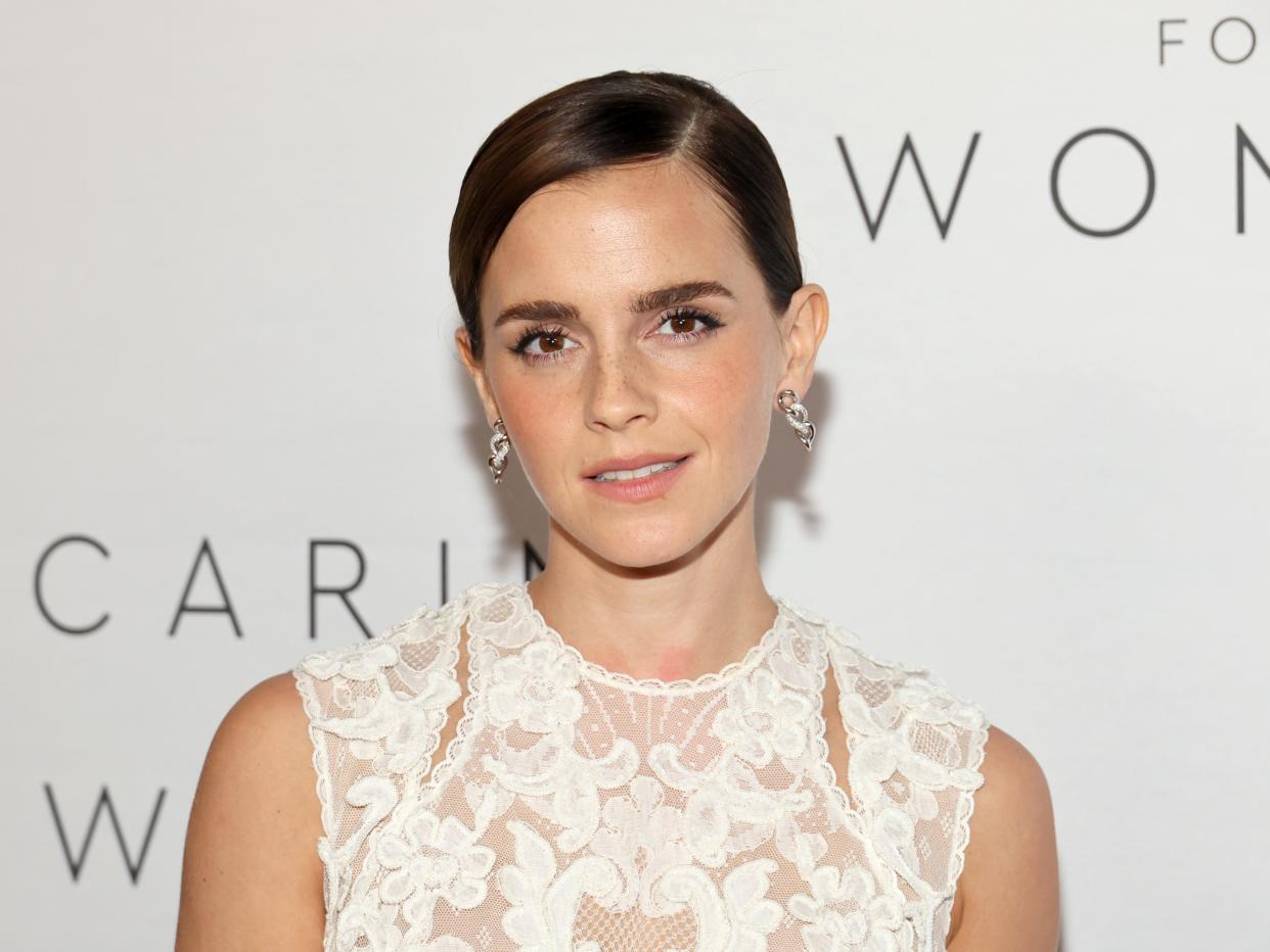 Emma Watson attends The Kering Foundation's Caring for Women dinner on September 15, 2022, in New York City.