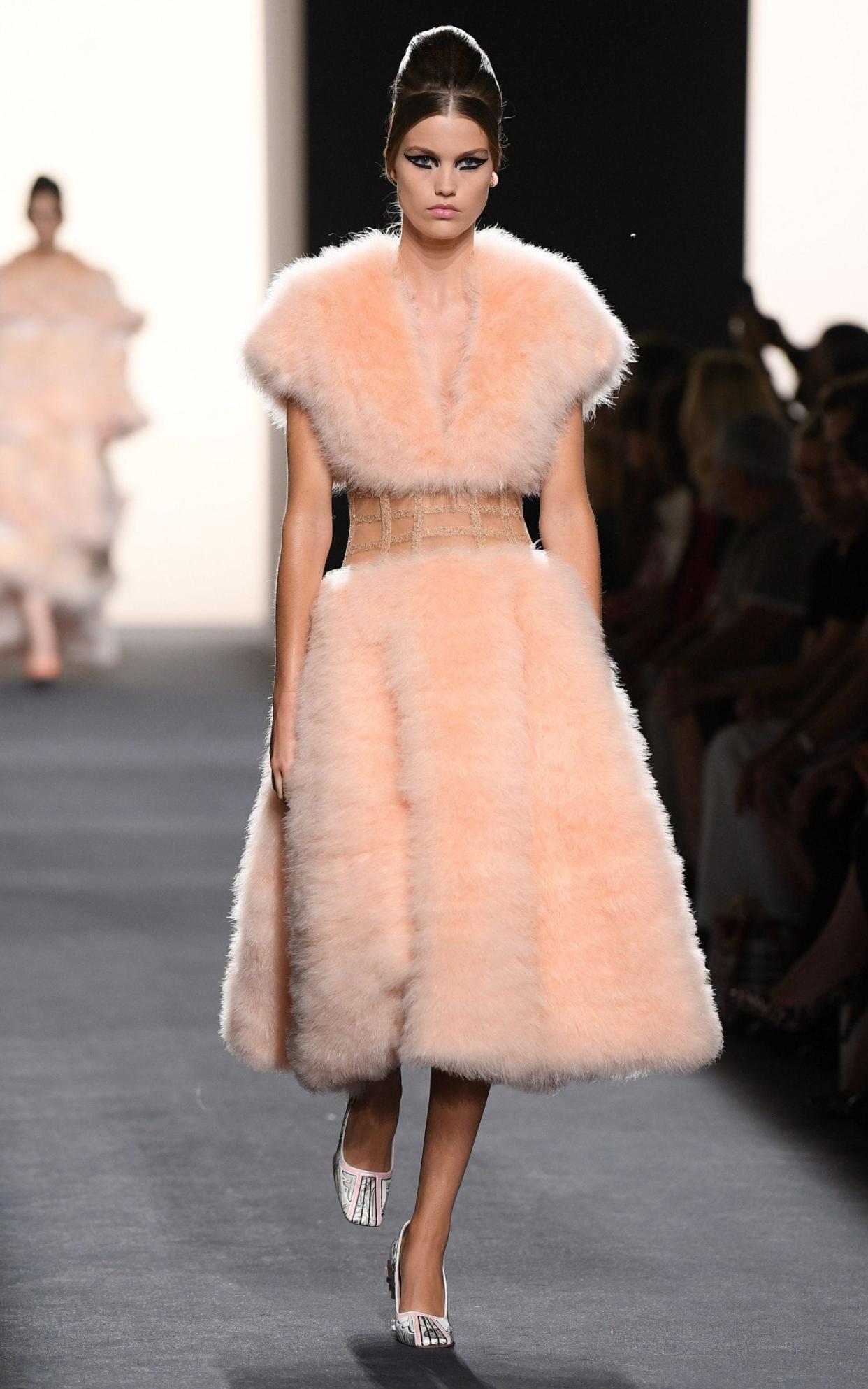 Fendi's Couture show proved that the backlash against fur has had staying power. - Getty Images Europe