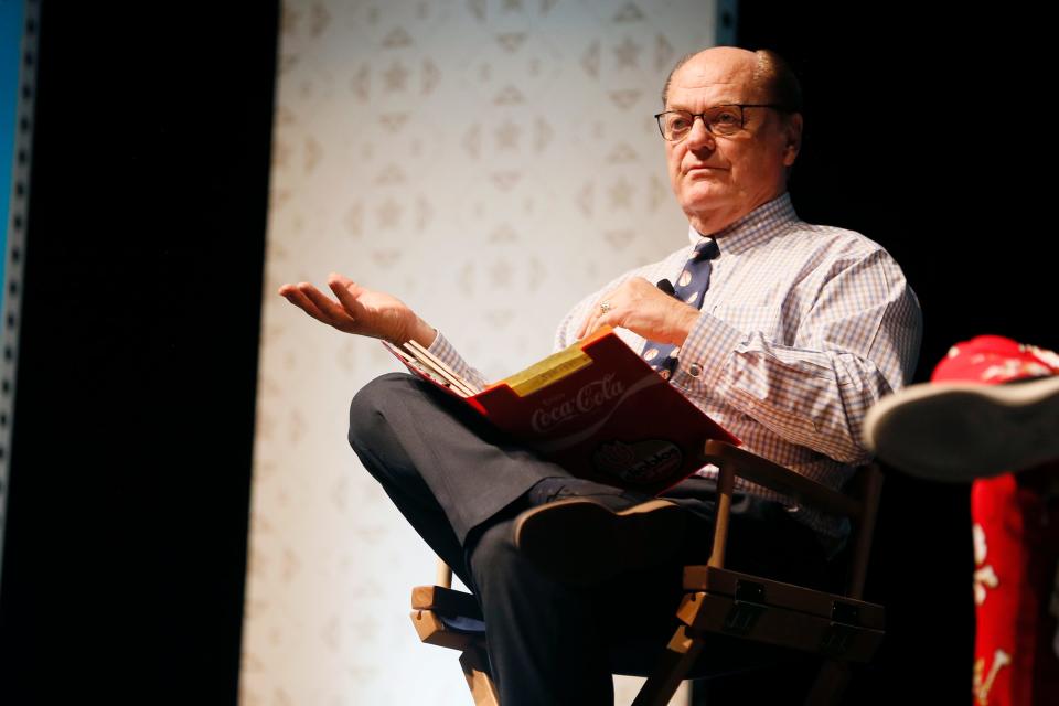 Former El Paso Diablos owner Jim Paul speaks at the Minor League Baseball Innovators Summit Tuesday, Sept. 24, 2019, at the Abraham Chavez Theatre in El Paso.