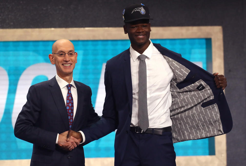 Orlando Magic center Mo Bamba will wear No. 5 next season, most likely honoring musician Lou Bega and his hit song, “Mambo No. 5.” (Getty Images)