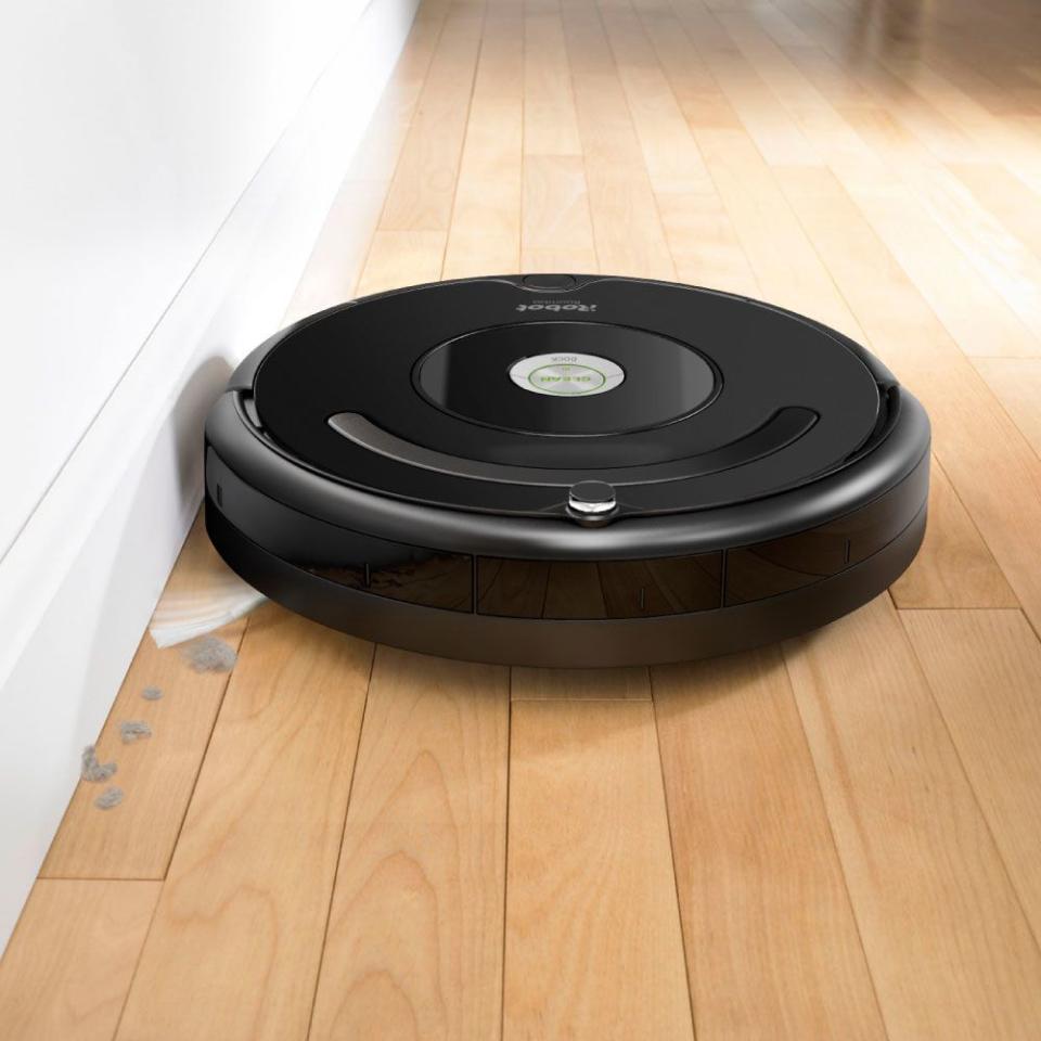 <p><strong>iRobot</strong></p><p>store.irobot.com</p><p><strong>$299.99</strong></p><p><a rel="nofollow noopener" href="https://store.irobot.com/default/roomba-vacuuming-robot-vacuum-irobot-roomba-675/R675020.html" target="_blank" data-ylk="slk:Shop Now;elm:context_link;itc:0;sec:content-canvas" class="link ">Shop Now</a></p><p>"I never thought I would spring for a Roomba, but now that I finally have, I can say that the amount of time it saves me in chores daily is something I will never be able to go without. Surely a splurge, it’s an investment that pays itself off by giving you less time to stress about how you <em>still </em>haven’t gotten around to vacuuming."<em>-Roxanne Adamiyatt, Senior Digital Editor</em></p>