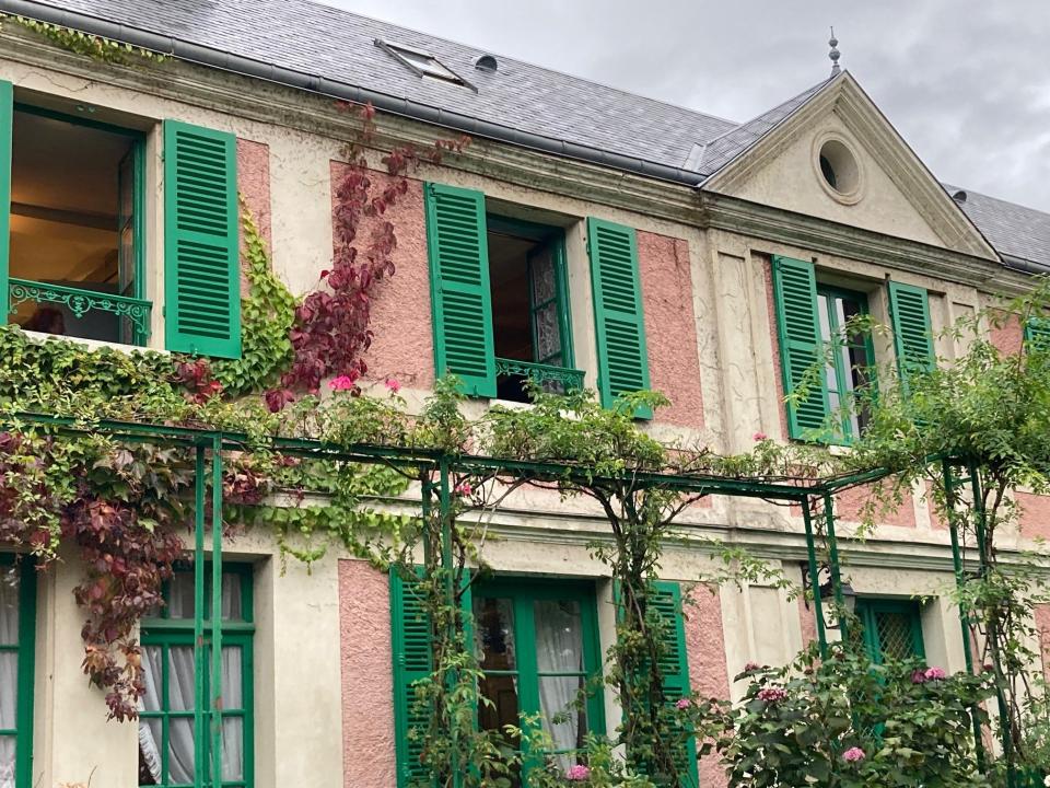 Monet's estate in Giverny as seen on our riverboat cruise.