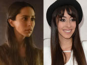 <b>Oona Chaplin (Talisa Maegyr)</b><br><br> Talisa gave up her life of nobility to become a healer on the battlefields. When she meets Robb Stark, the two quickly fall in love and secretly wed, making her the Queen of the North. So much for ditching nobility! Playing Robb's new wife is Spanish actress Oona Chaplin, who just happens to be the granddaughter of famed comic and filmmaker Charlie Chaplin. In addition to her last name, it looks like she also shares her grandfather's love of bowler hats.