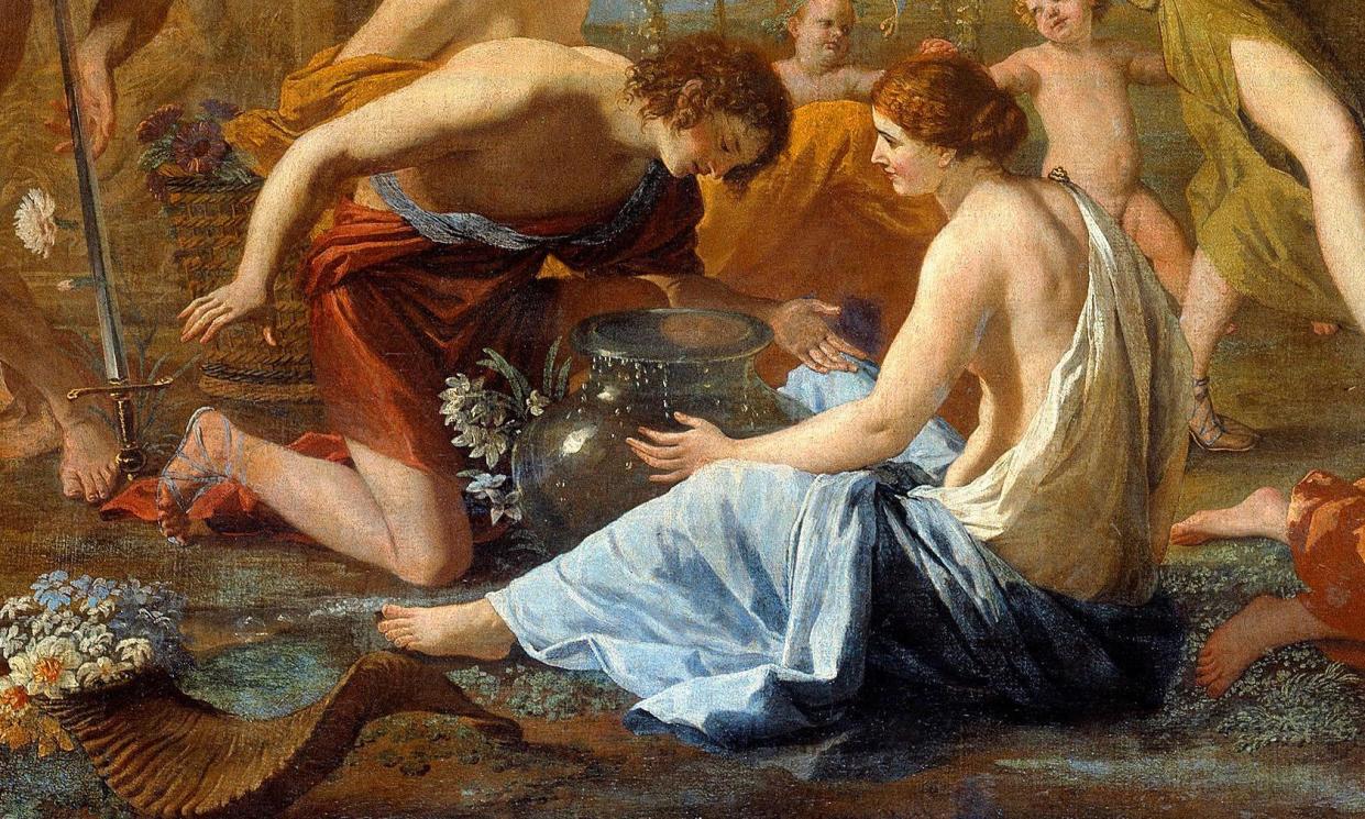 <span>‘There aren’t many worse feelings in the world than chasing engagement or approval from someone who no longer cherishes you,’ writes Eleanor Gordon-Smith. Painting: detail of Narcissus and Echo in The Empire of Flora by Nicolas Poussin. </span><span>Photograph: Niday Picture Library/Alamy</span>