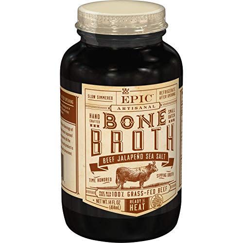 6) EPIC Provisions Beef Jalapeño Sea Salt Bone Broth