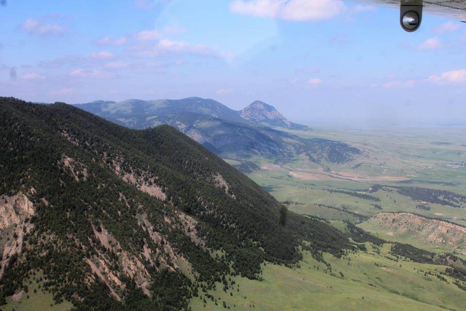 Southern slopes of Moccasin Mountains in Fergus County