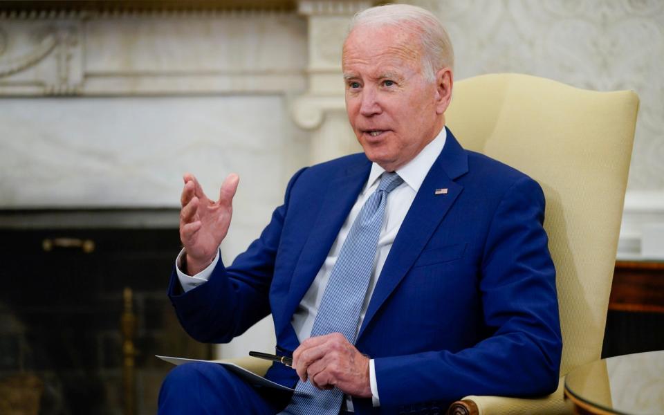 President Joe Biden said the US would provide Ukraine with more advanced rocket systems - AP