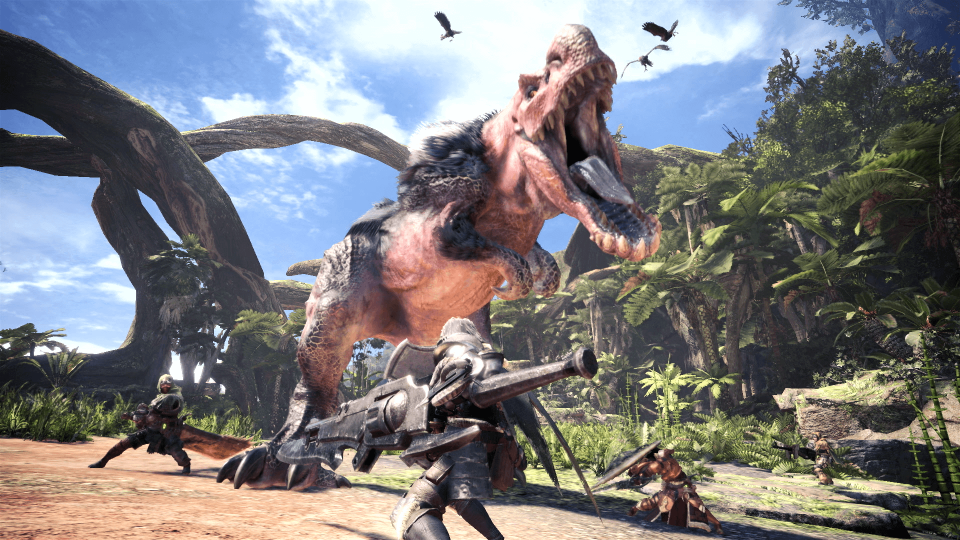 A screenshot from Capcom's Monster Hunter: World.