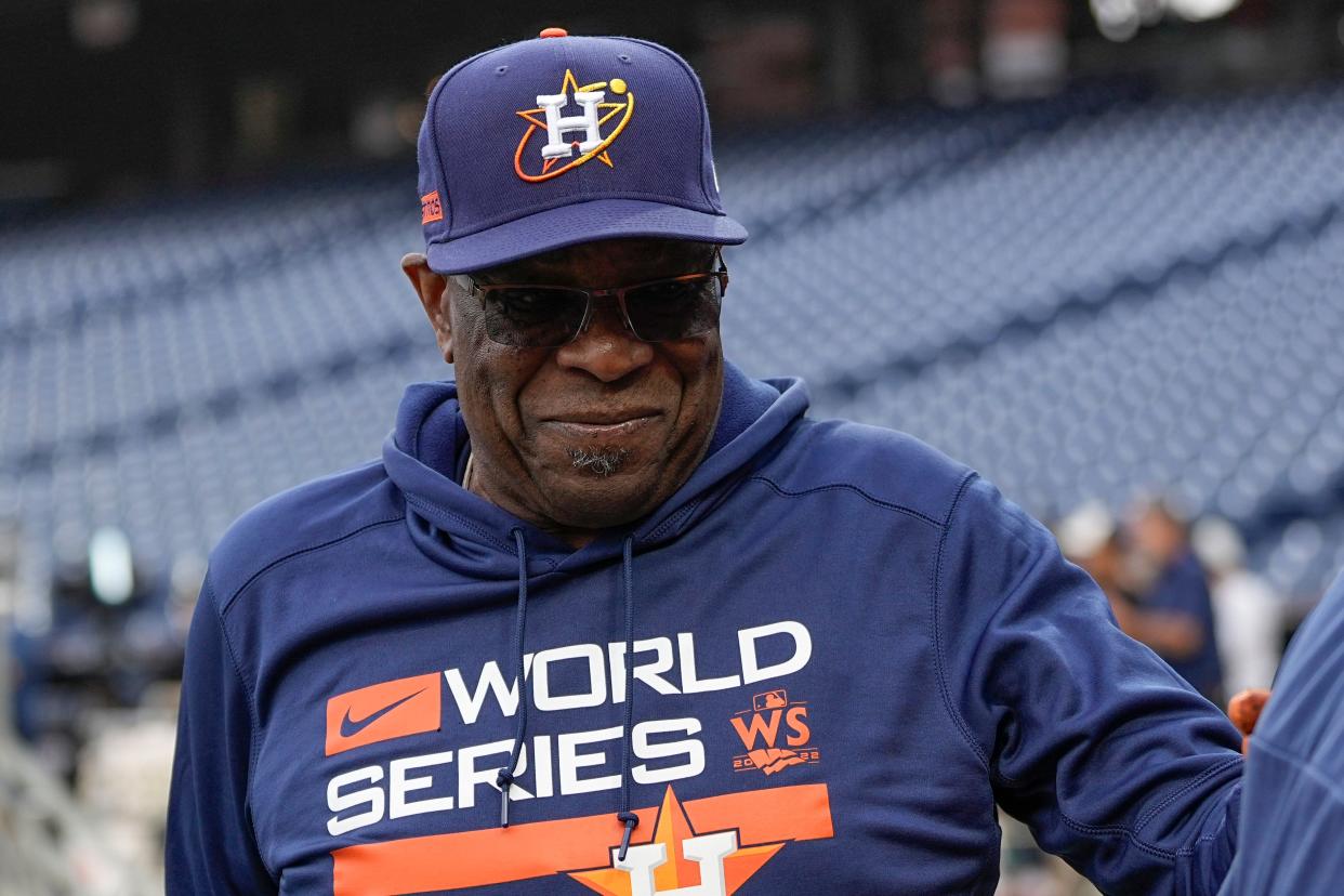 Astros manager Dusty Baker