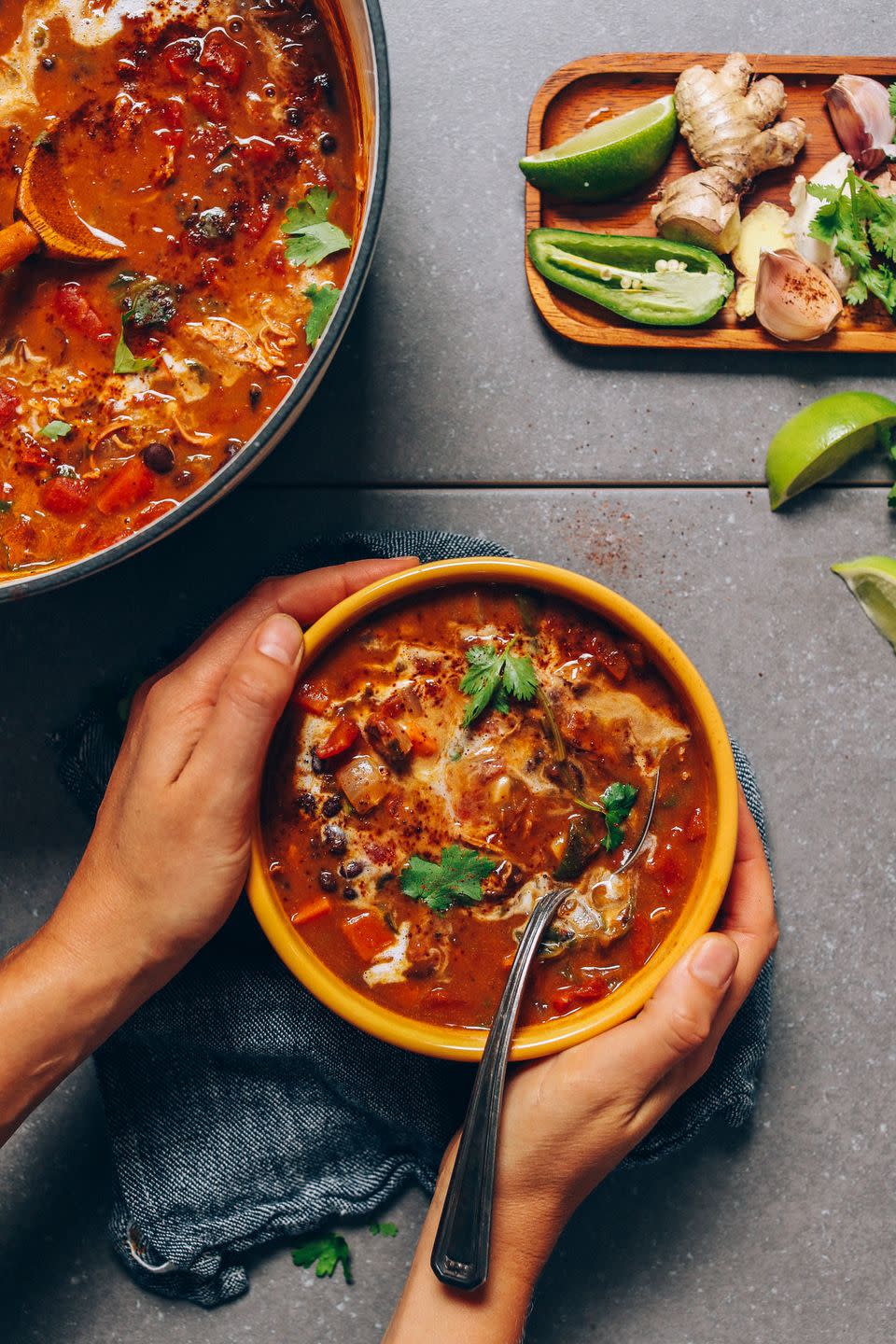 Pumpkin Black Bean Soup