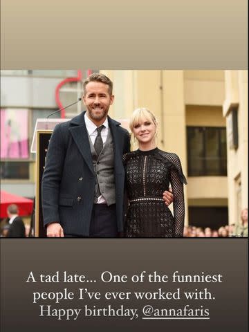 <p>Ryan Reynolds/Instagram</p> Ryan Reynolds Instagram on Nov. 30, 2023