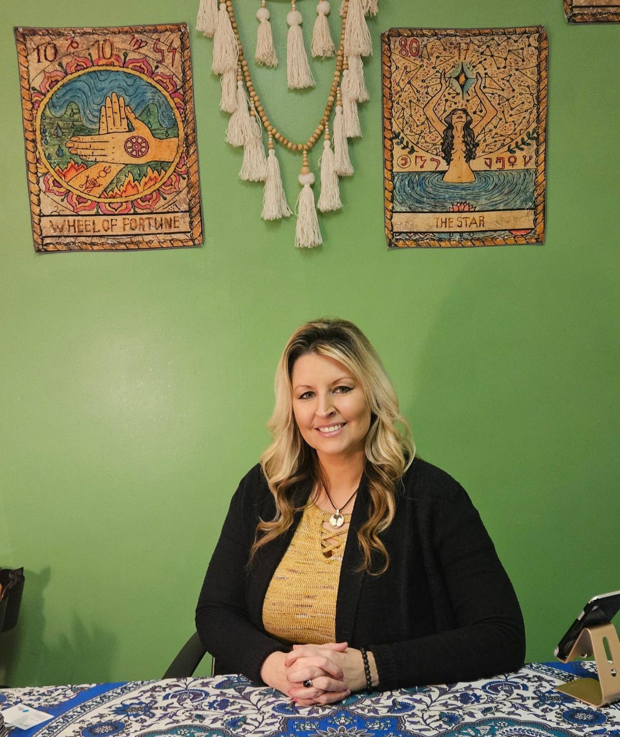 Brooke Kuhner with Typsy Gypsy Tarot, helps guide people by talking to their spirit guides.