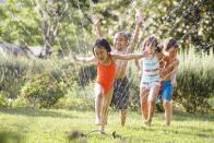 <p>Whether you're 5 or 50, running through a sprinkler is just plain fun! And the best part? All you need is a hose and patch of grass to make this classic summertime activity a reality.<br></p>