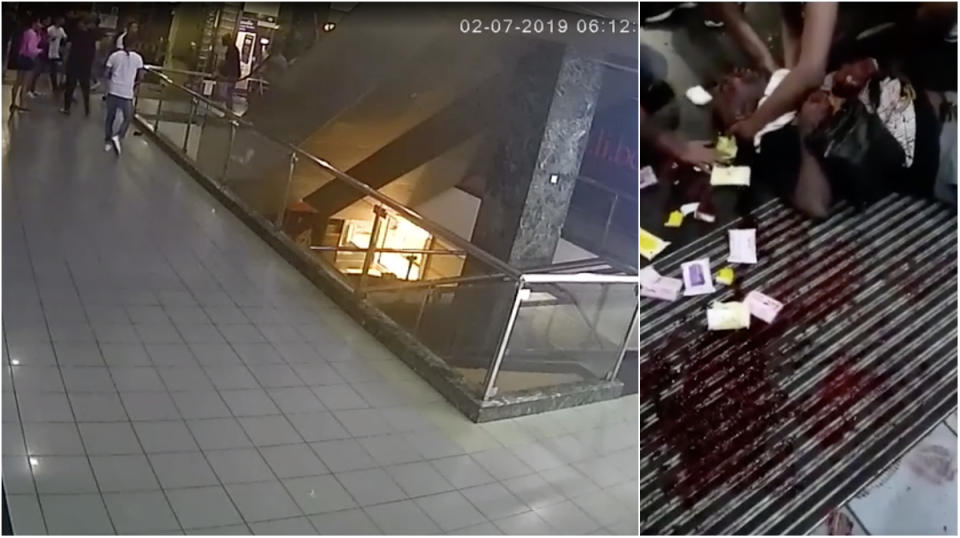 Eight people were arrested for the murder of a 31-year-old man at Orchard Towers on 2 July, 2019. (Screencaps of CCTV footage, social media)