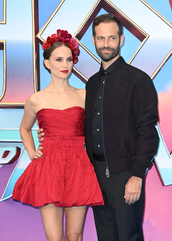 Natalie Portman et Benjamin Millepied sur le tapis rouge