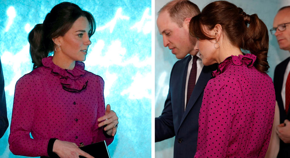 Kate Middleton wears Accessorize earrings on royal tour