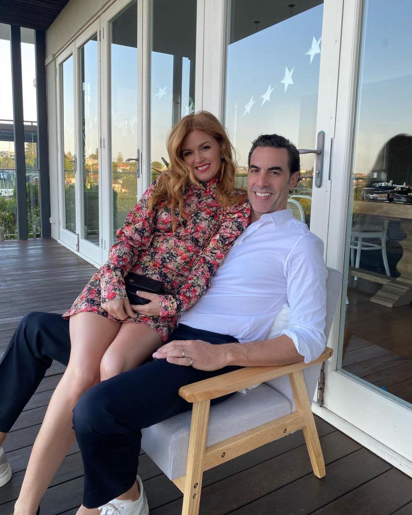 Isla Fisher and Sacha Baron Cohen have been separated since 2023, they said. Instagram/ Isla Fisher