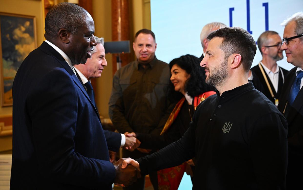 David Lammy hailed Volodymyr Zelensky's courage after their meeting in Kyiv