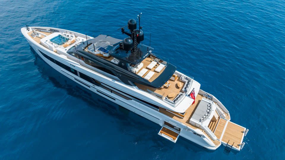 New 50-meter superyacht Grey, built by Tankoa Yachts, is among the vessels making their debut at the show this year. - Julien Hubert/TWW Yachts