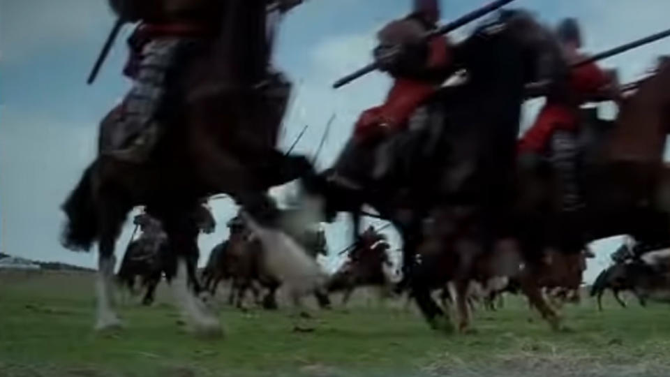 Screenshot of the car in Braveheart