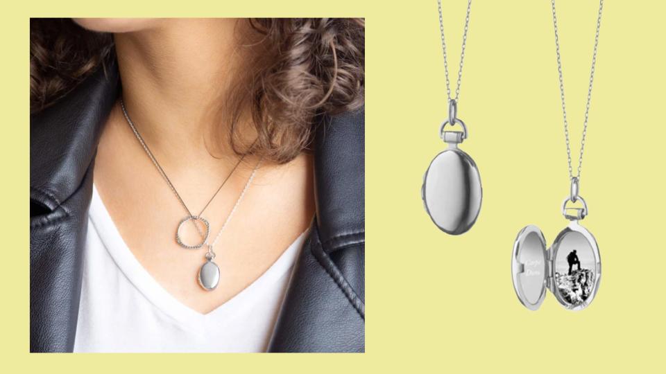 Best jewelry gifts for Mother’s Day: Petite “Anna” locket necklace