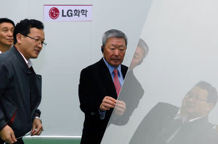 LG Group chairman Koo Bon-moo is seen in this undated handout photo provided by LG Group on May 20, 2018. LG Group/Handout via REUTERS