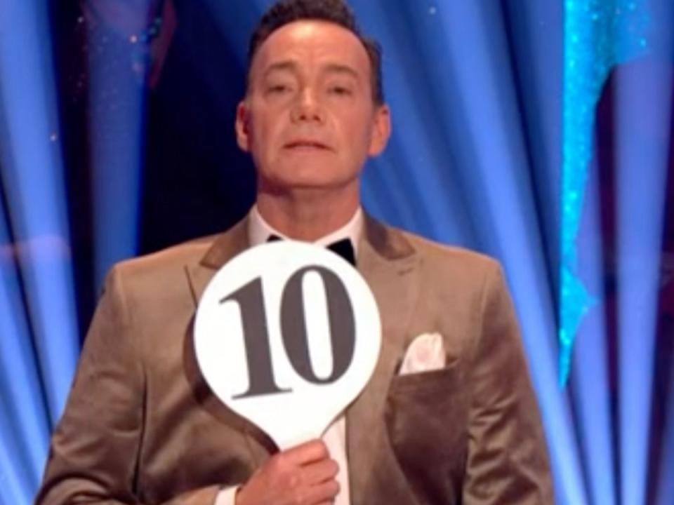 ‘Strictly’s Craig Revel Horwood ‘finally’ awarded score of 10 (BBC)