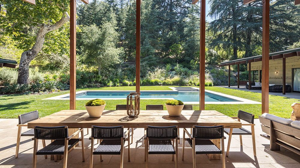 Outdoor seating near the pool - Credit: Tyler Hogan