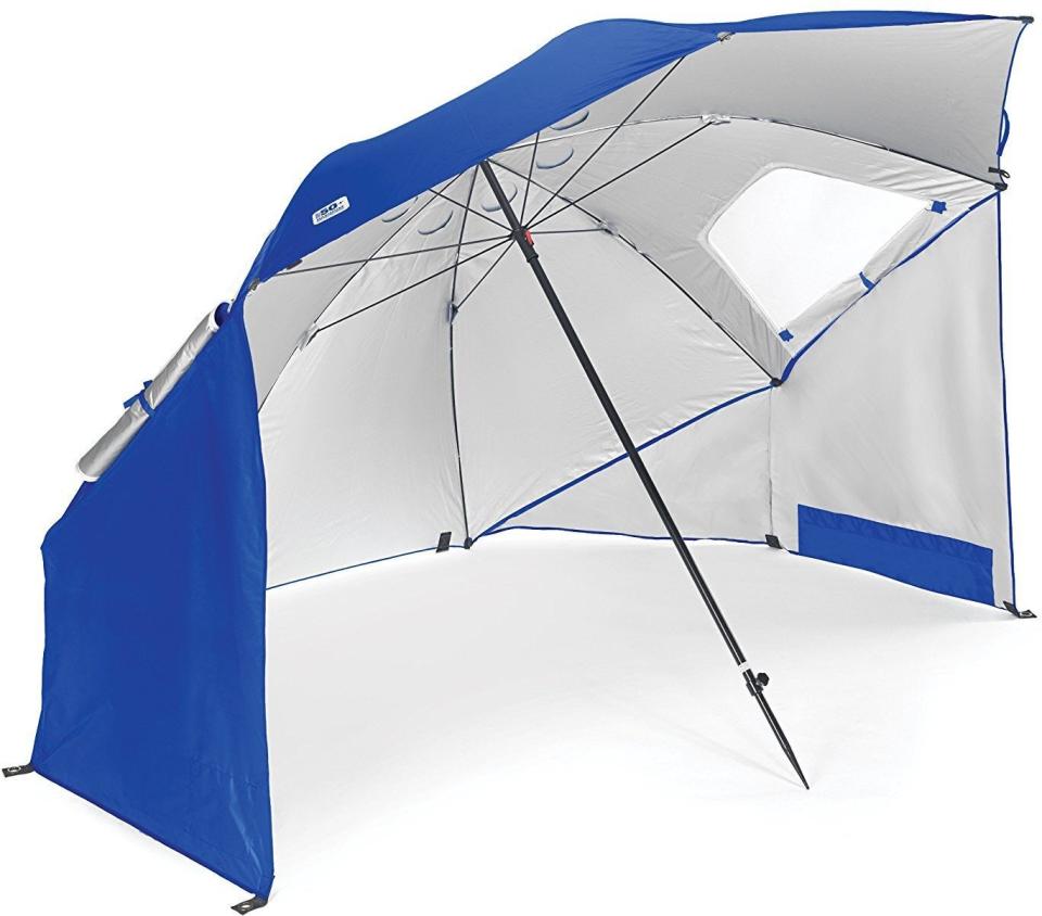 The Sport-Brella protects skin from both UVA and UVB rays (Photo: Amazon)