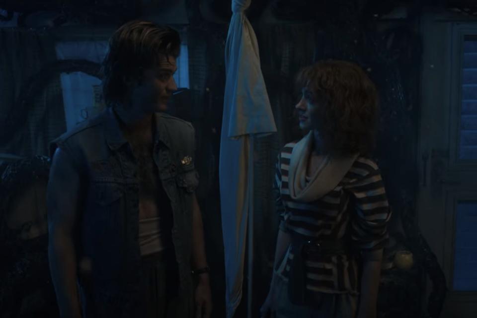 steve and nancy in stranger things