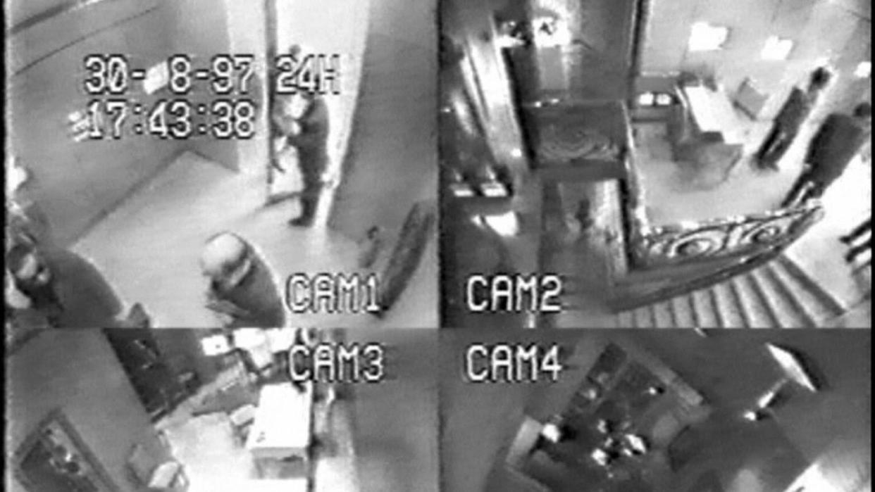 grab of views from surveillance cameras