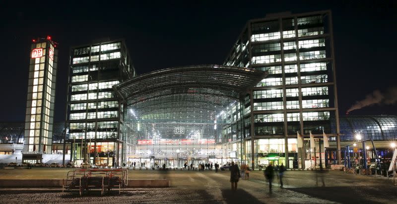 The Hauptbahnhof, Berlin's main train station is pictured in Berlin