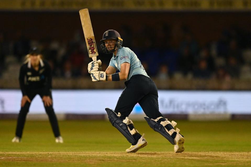 Heather Knight’s century helped her side seal the ODI series against New Zealand  (Getty Images)