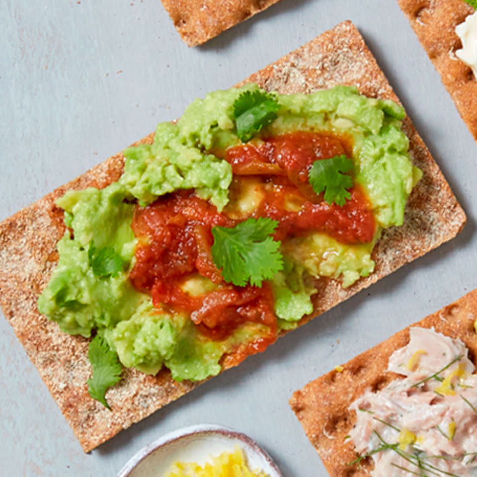 Avocado & Salsa Cracker