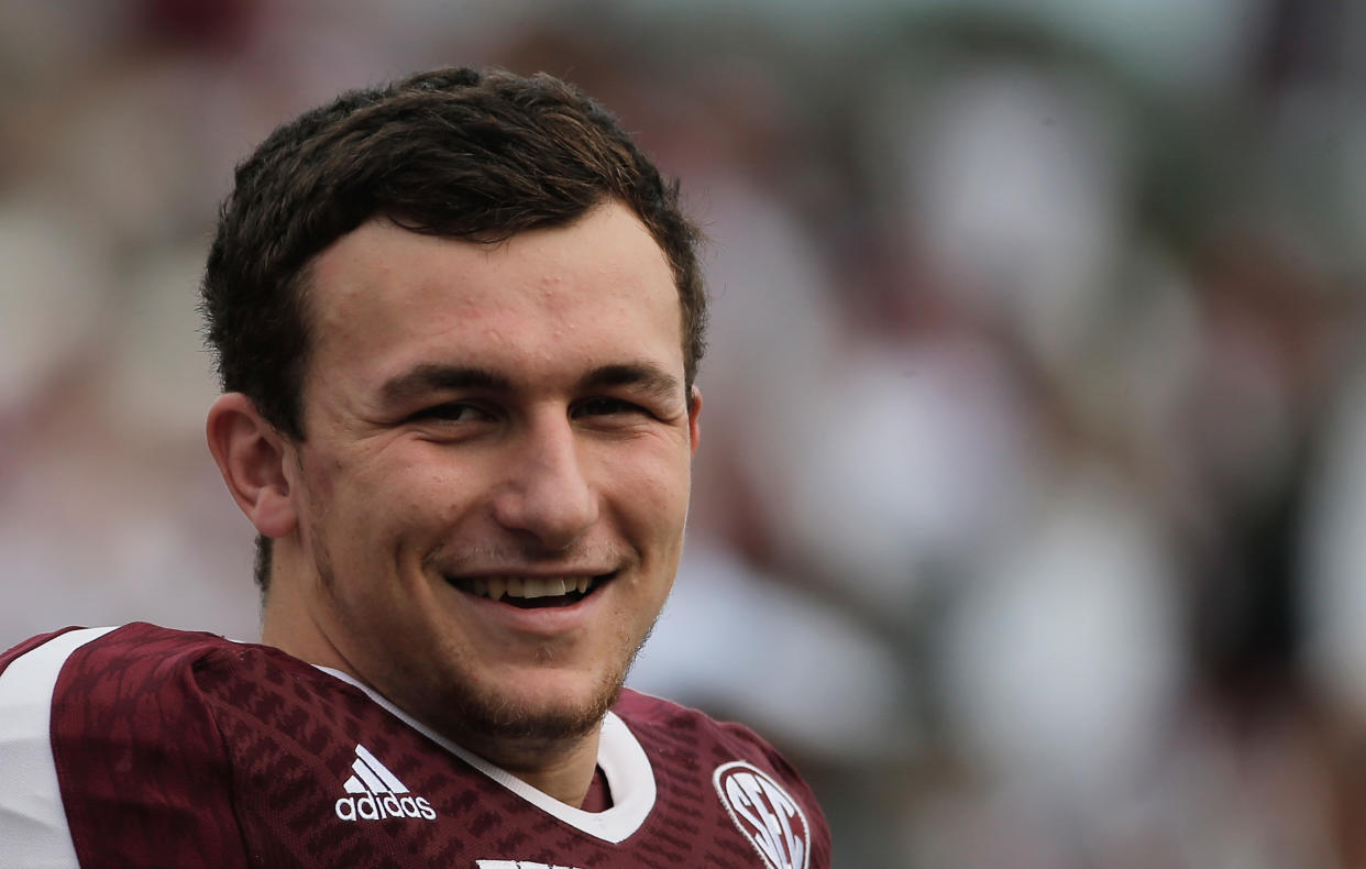 Johnny Manziel of the Texas A&M Aggies in 2013