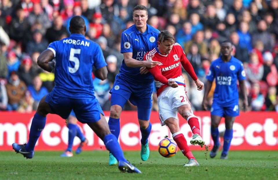 <p>Middlesbrough v Leicester City </p>