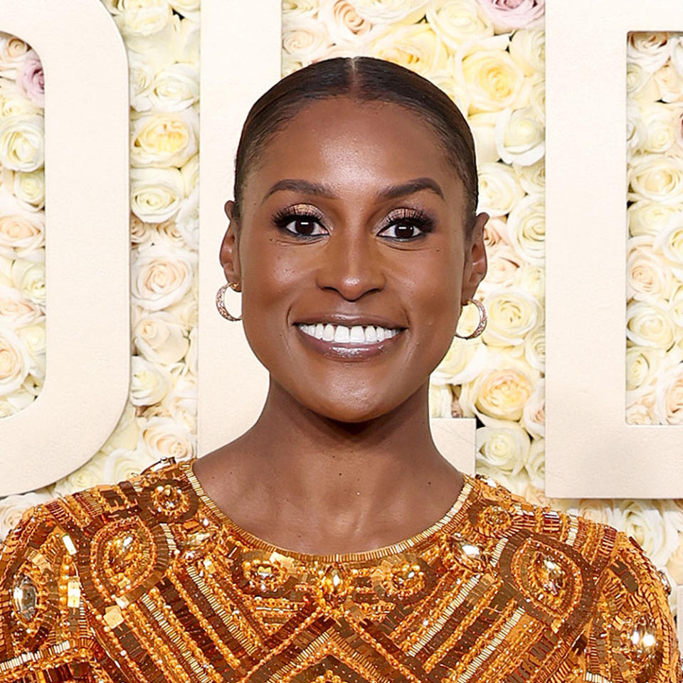 Issa Rae attends the 81st Annual Golden Globe Awards at The Beverly Hilton on January 07, 2024 in Beverly Hills, California.