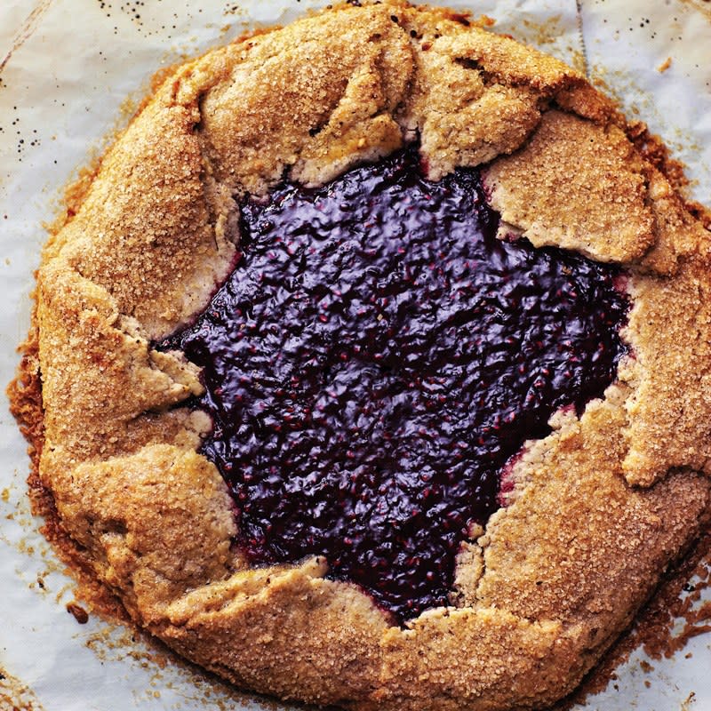 Raspberry-Hazelnut Galette