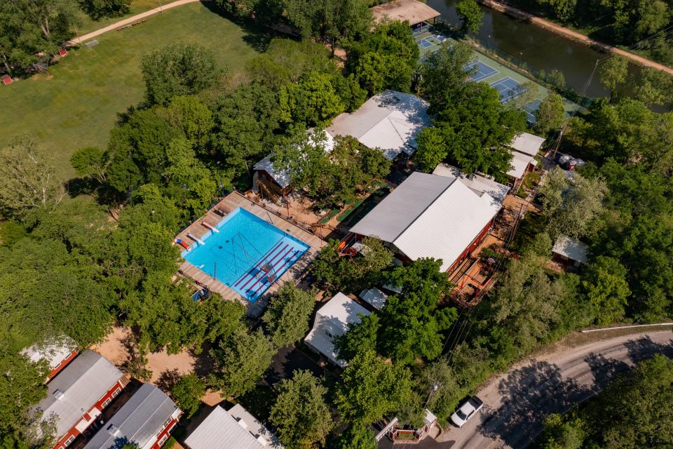 An aerial view of Kanakuk's K-Kountry site, where Pete Newman worked prior to his confession and arrest in 2009.