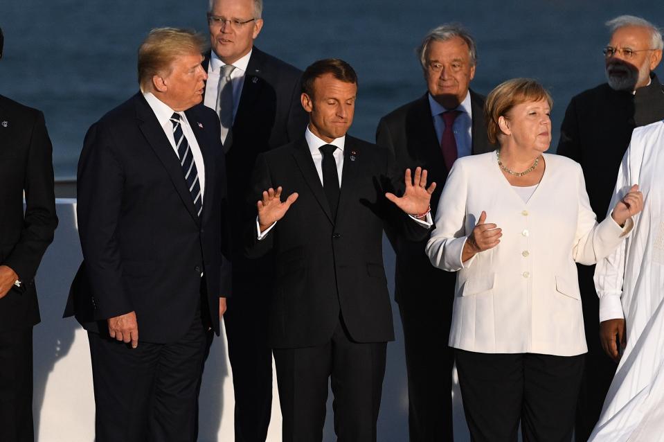 Heads of government attending the G7 Summit in Biarritz, France, in August 2019 (Getty Images)