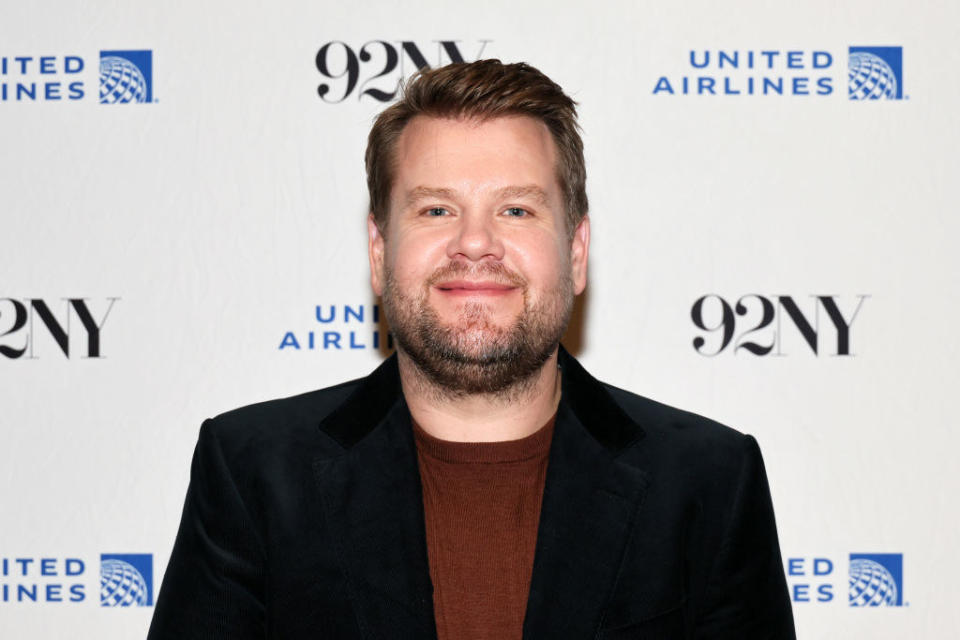 Closeup of James Corden