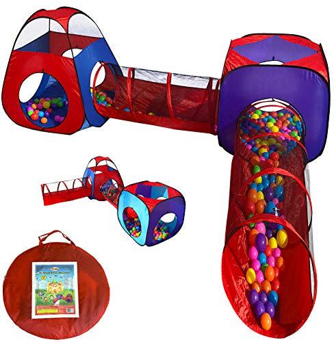18) Playz Play Tent & Tunnel