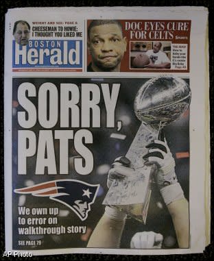 Cashing in on Patriots – Boston Herald