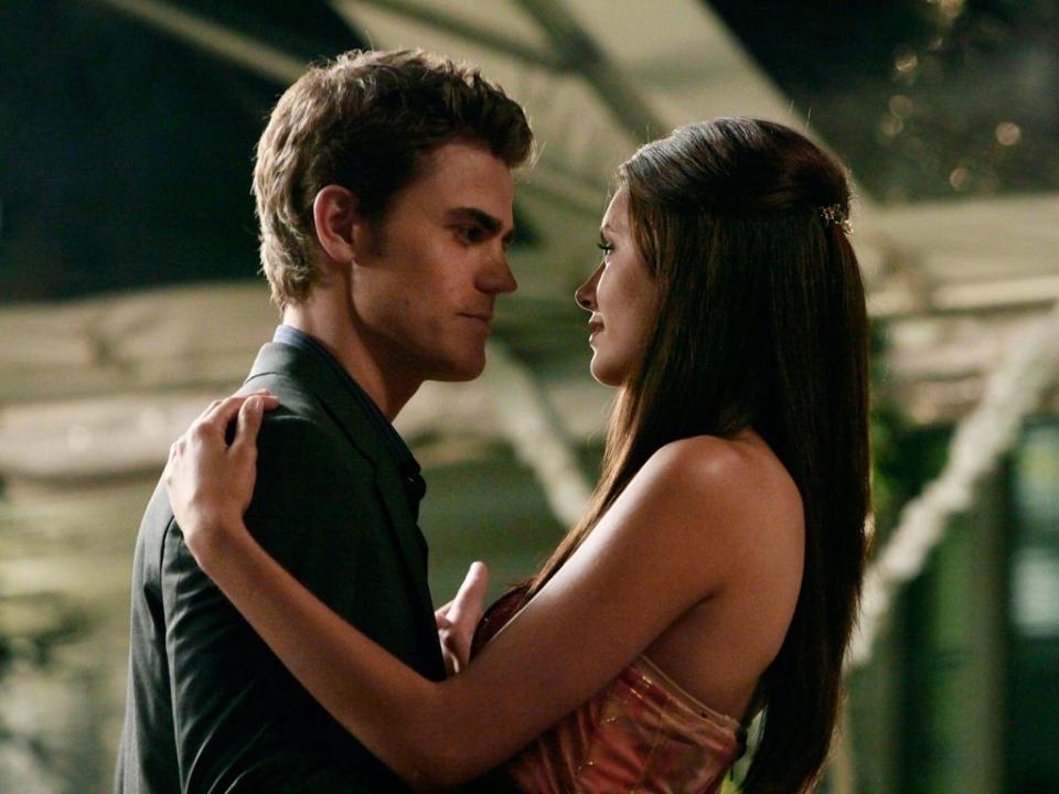 Stefan and Elena The Vampire Diaries