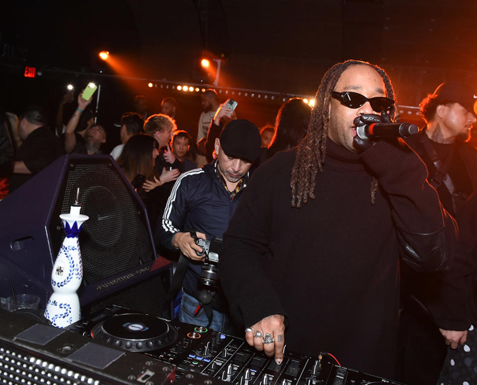 Ty Dolla Sign attends Affinity Nightlife presents "Music Is Love | Love is Music" Grammys after party at Academy LA on February 04, 2024 in Los Angeles, California.